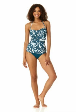 Anne Cole - Women's Twist Front Bandeaukini Swim Top -SWIMSUITS DIRECT Sales 23MT25057 BLWH MYMB36001 DSBL 1385