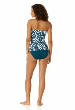 Anne Cole - Women's Twist Front Bandeaukini Swim Top -SWIMSUITS DIRECT Sales 23MT25057 BLWH MYMB36001 DSBL 1409
