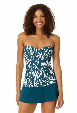 Anne Cole - Women's Twist Front Bandeaukini Swim Top