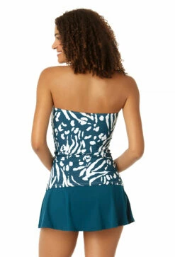 Anne Cole - Women's Twist Front Bandeaukini Swim Top -SWIMSUITS DIRECT Sales 23MT25057 BLWH MYMB41401 DSBL 1454 BACK