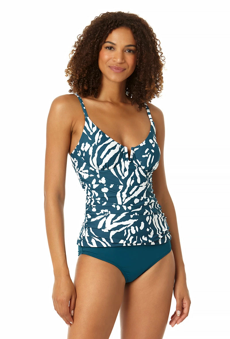 Anne Cole - Women's V-Wire Tankini Swim Top 3 Anne Cole - Women's V-Wire Tankini Swim Top