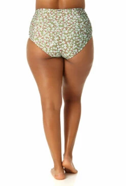 Anne Cole Plus - Women's Shirred High Waist Tummy Control Bikini Bottom 9 Anne Cole Plus - Women's Shirred High Waist Tummy Control Bikini Bottom -SWIMSUITS DIRECT Sales 23PB33659 MULT 0521