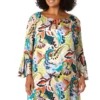 Anne Cole Plus - Women's Bell Sleeve Tunic Swimsuit Cover Up 2 Anne Cole Plus - Women's Bell Sleeve Tunic Swimsuit Cover Up -SWIMSUITS DIRECT Sales 23PC50961 MULT 13