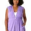 Anne Cole Plus - Women's Terry Cloth Robe Swimsuit Cover Up 1 Anne Cole Plus - Women's Terry Cloth Robe Swimsuit Cover Up -SWIMSUITS DIRECT Sales 23PC54301 AME 0757 FRONT