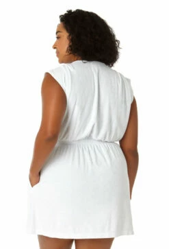 Anne Cole Plus - Women's Terry Cloth Robe Swimsuit Cover Up 15 Anne Cole Plus - Women's Terry Cloth Robe Swimsuit Cover Up -SWIMSUITS DIRECT Sales 23PC54301 AME 0843 BACK