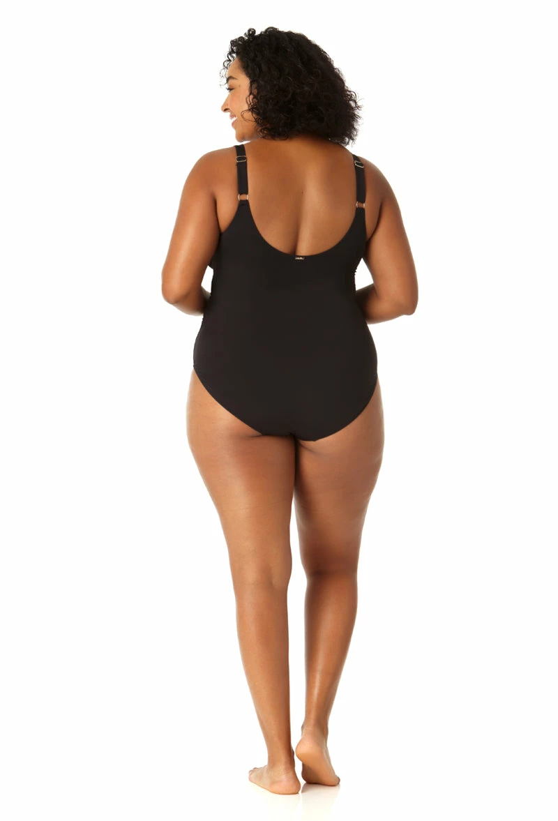 Anne Cole Plus - Women's Mesh One Piece Swimsuit 6 Anne Cole Plus - Women's Mesh One Piece Swimsuit - Image 4