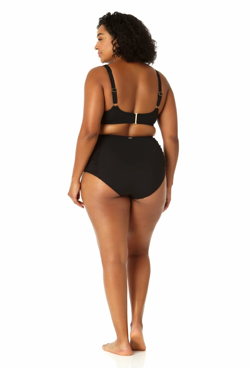 Anne Cole Plus - Women's Retro Underwire Bikini Swim Top 7 Anne Cole Plus - Women's Retro Underwire Bikini Swim Top - Image 5