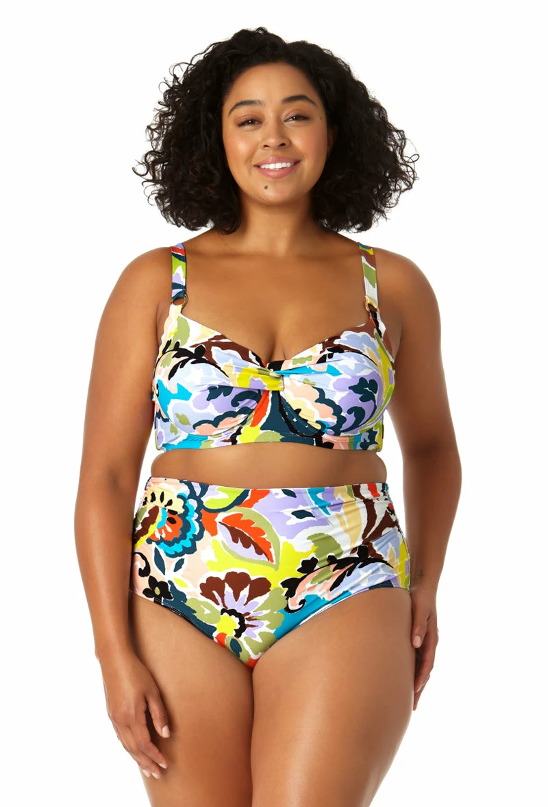 Anne Cole Plus - Women's Surplice Underwire Bikini Top 3 Anne Cole Plus - Women's Surplice Underwire Bikini Top