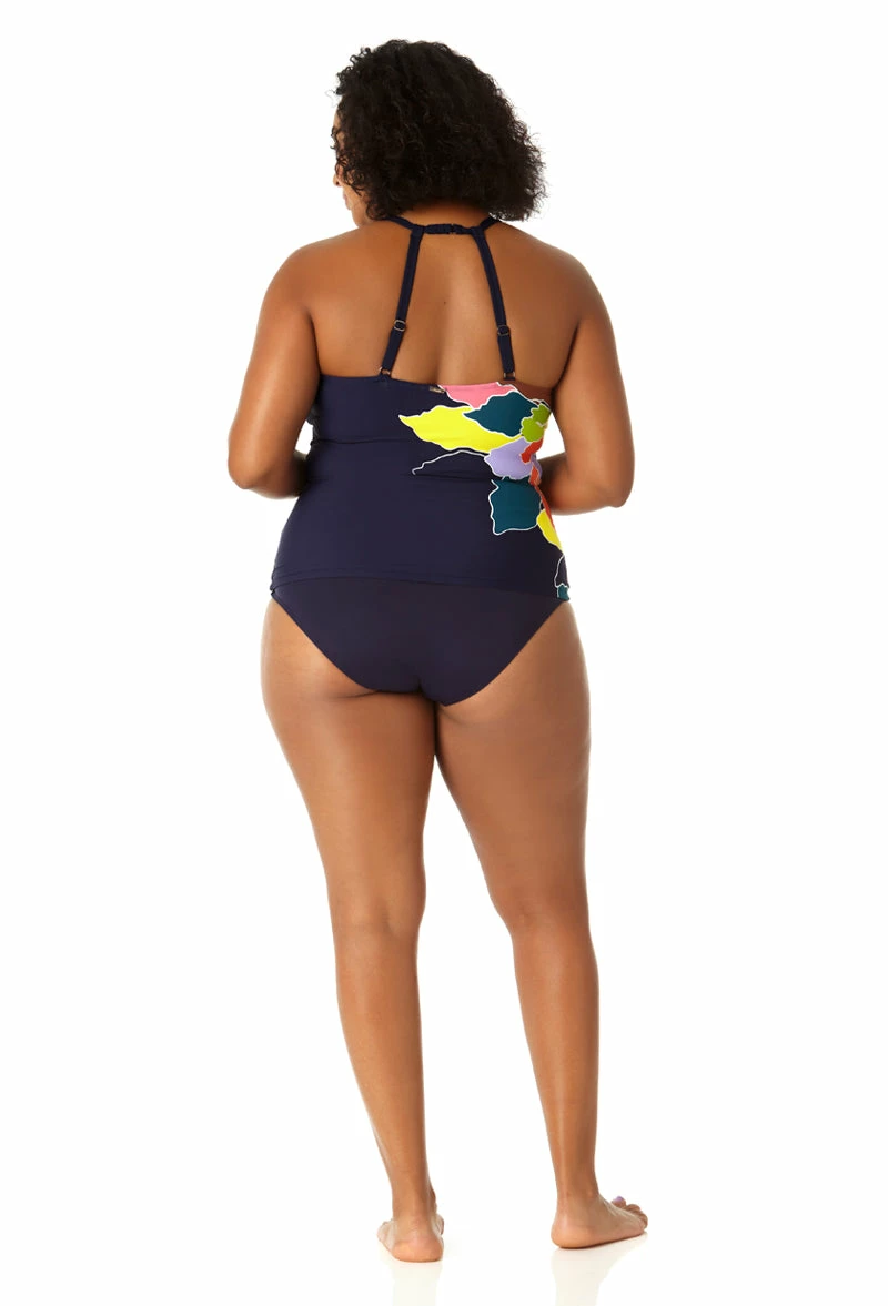 Anne Cole Plus - Women's High Neck Tankini Top 6 Anne Cole Plus - Women's High Neck Tankini Top - Image 4