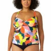 Anne Cole Plus - Women's Halter Tankini Top 2 Anne Cole Plus - Women's Halter Tankini Top -SWIMSUITS DIRECT Sales 23PT24550 MULT MYMB36001 NAVY 0319 FRONT