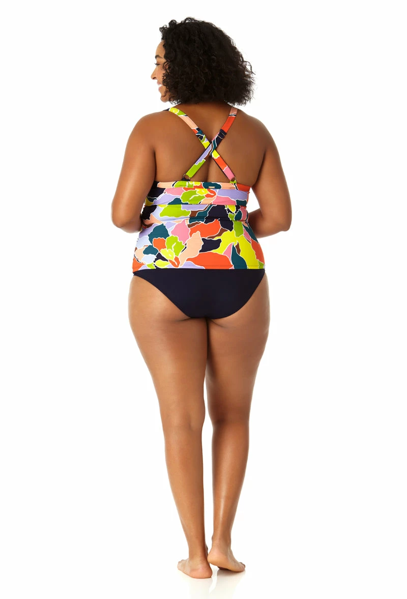 Anne Cole Plus - Women's Halter Tankini Top 6 Anne Cole Plus - Women's Halter Tankini Top - Image 4