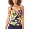Anne Cole - Women's Twist Front Underwire Tankini Swim Top 2 Anne Cole - Women's Twist Front Underwire Tankini Swim Top -SWIMSUITS DIRECT Sales AnneCole AssymetricalRingBandeauTankiniSwimTop 1650 22MT22961 NAVY FRONT jpg