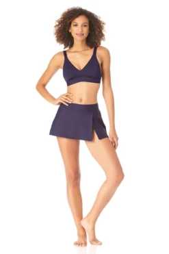 Anne Cole - Women's Easy Triangle Bikini Top -SWIMSUITS DIRECT Sales AnneCole EasyTriangleBikiniTop 1860 22MT19701 NAVY jpg