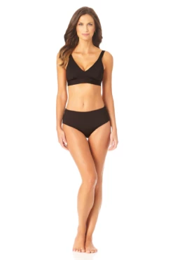 Anne Cole - Women's Easy Triangle Bikini Top -SWIMSUITS DIRECT Sales AnneCole EasyTriangleBikiniTop 1949 22MT19701 BLK jpg
