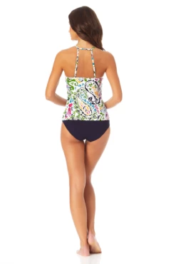 Anne Cole - Women's High Neck Tankini Top -SWIMSUITS DIRECT Sales AnneCole HighNeckTankiniTop 1786 22MT20697 NAVY jpg