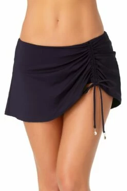 Anne Cole - Adjustable Side Slit Skirted Bottom