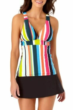 Anne Cole - Halter Twist Back Tankini