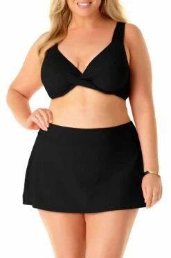 Anne Cole Plus - Classic Skirt Swim Bottom