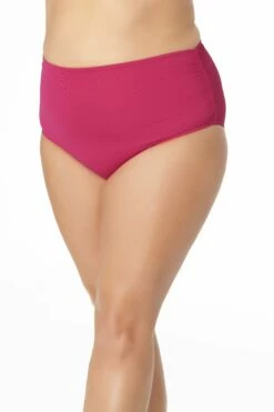 Anne Cole Plus - Convertible High Waist Shirred Swim Bottom 31 Anne Cole Plus - Convertible High Waist Shirred Swim Bottom -SWIMSUITS DIRECT Sales AnneCole Resort Plus Convertible High Waist Shirred Swim Bottom 826 21PB36001 BERY jpg