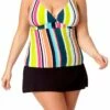 Anne Cole Plus - Halter Twist Back Tankini 2 Anne Cole Plus - Halter Twist Back Tankini -SWIMSUITS DIRECT Sales AnneCole Resort Plus Halter Twist Back Tankini 235 20PT28126 FRONT jpg