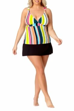 Anne Cole Plus - Halter Twist Back Tankini 8 Anne Cole Plus - Halter Twist Back Tankini -SWIMSUITS DIRECT Sales AnneCole Resort Plus Halter Twist Back Tankini 235 20PT28126 jpg
