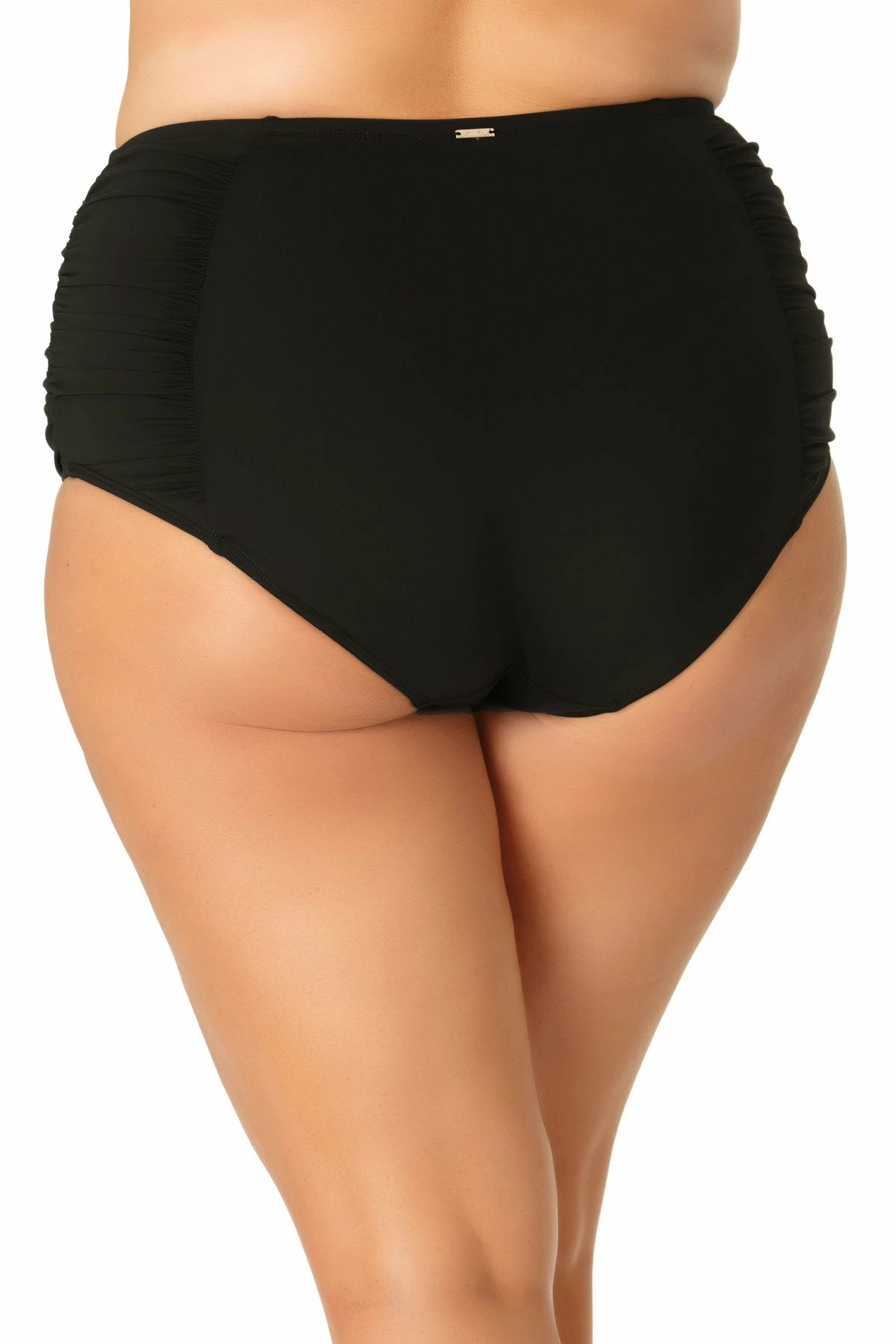 Anne Cole Plus - Convertible High Waist Shirred Swim Bottom 4 Anne Cole Plus - Convertible High Waist Shirred Swim Bottom - Image 2