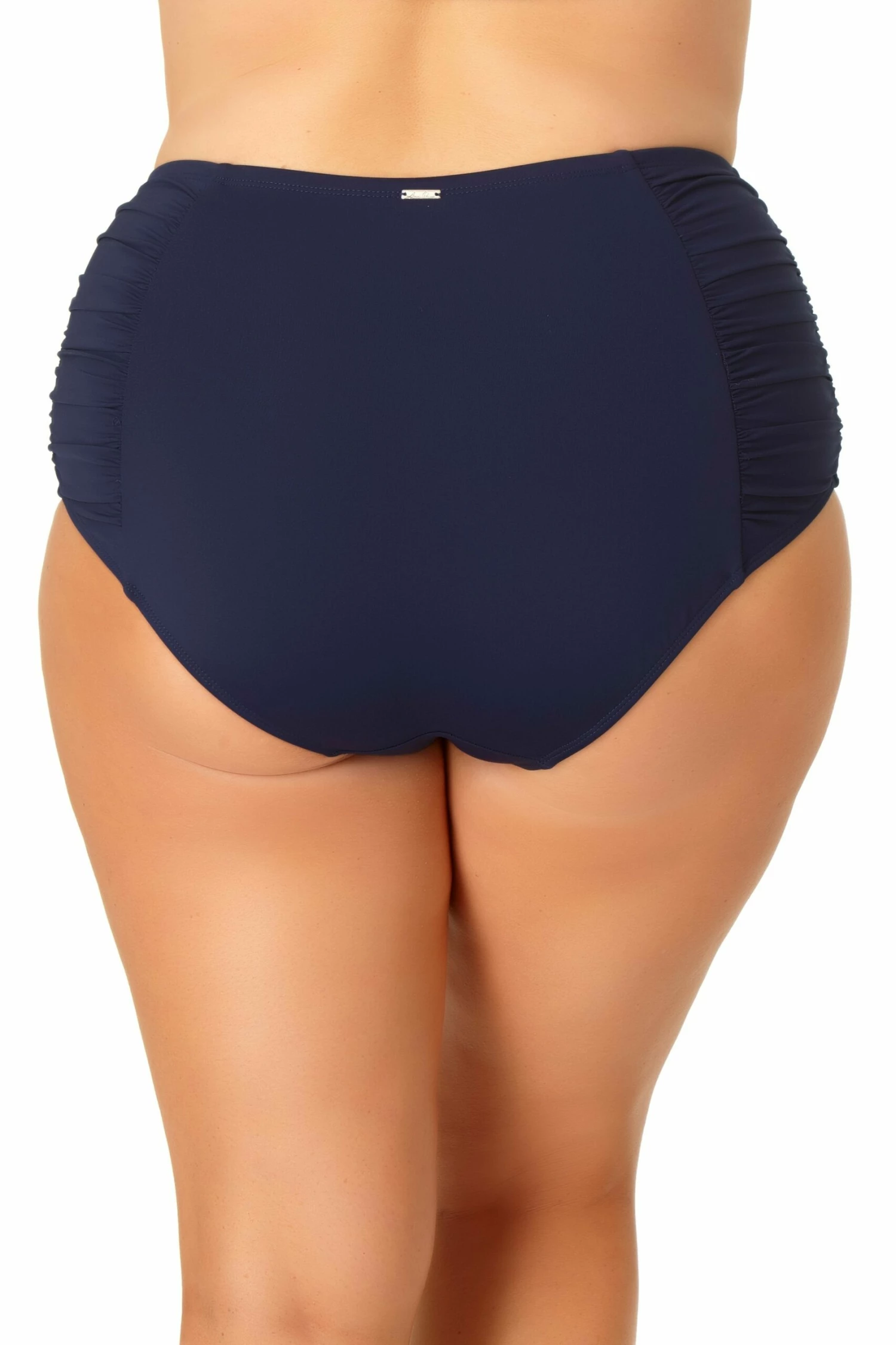 Anne Cole Plus - Convertible High Waist Shirred Swim Bottom 9 Anne Cole Plus - Convertible High Waist Shirred Swim Bottom - Image 7