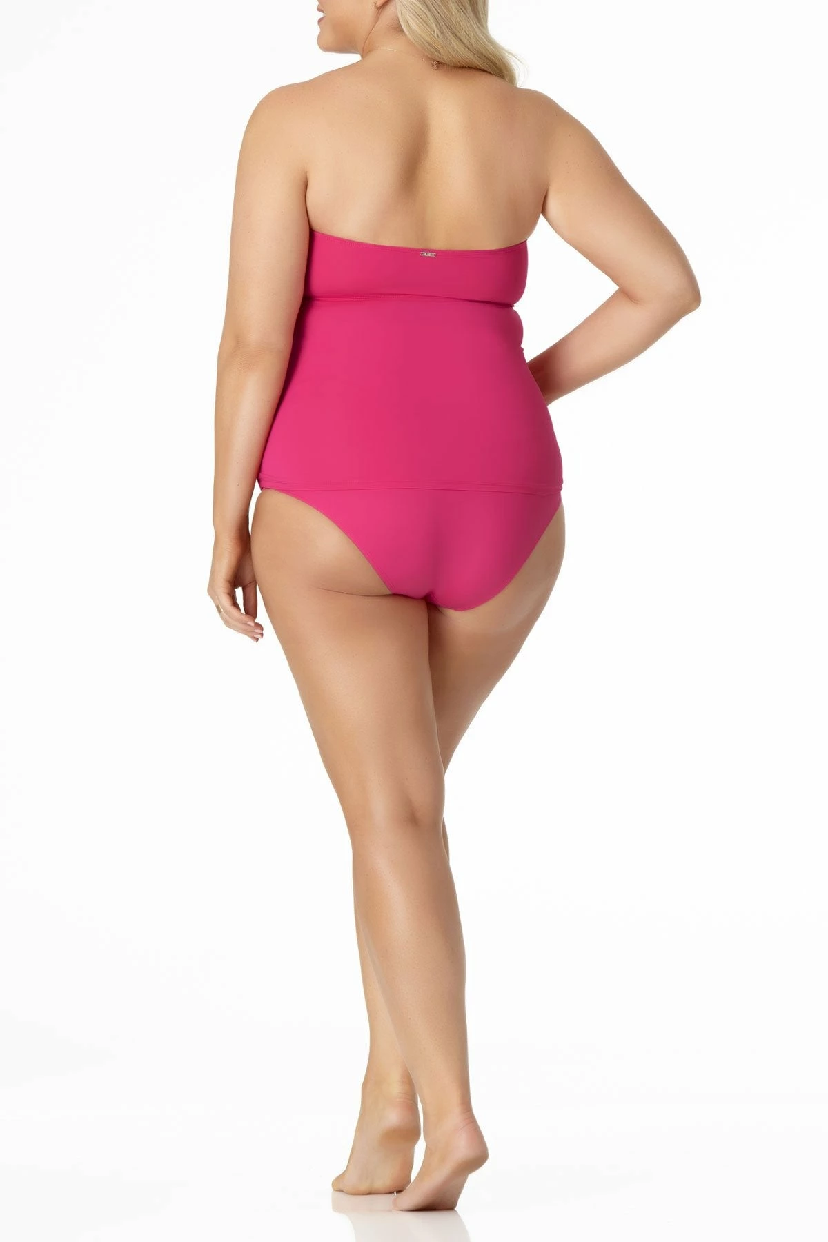 Anne Cole Plus - Twist Front Bandeaukini Swim Top 15 Anne Cole Plus - Twist Front Bandeaukini Swim Top - Image 13