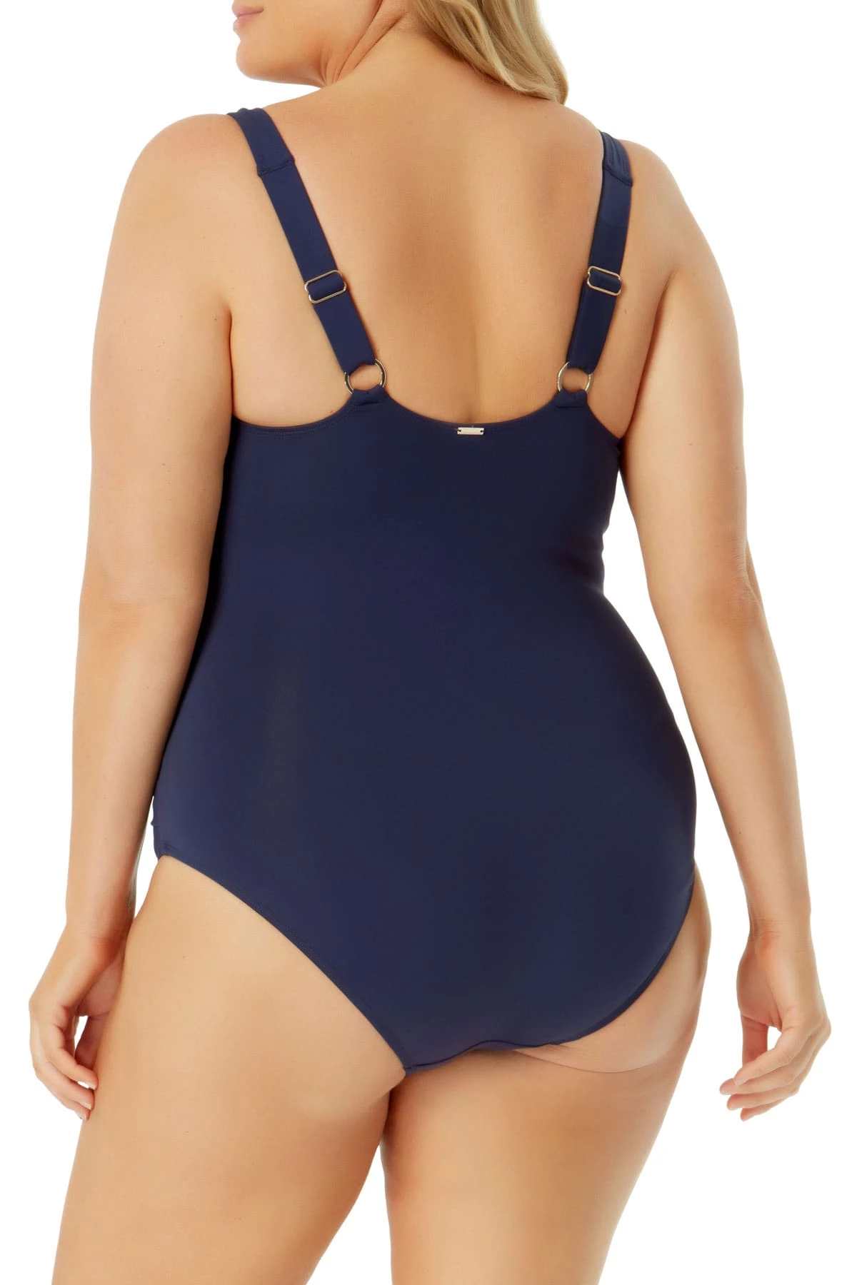 Anne Cole Plus - Square Neck Shirred One Piece 8 Anne Cole Plus - Square Neck Shirred One Piece - Image 6