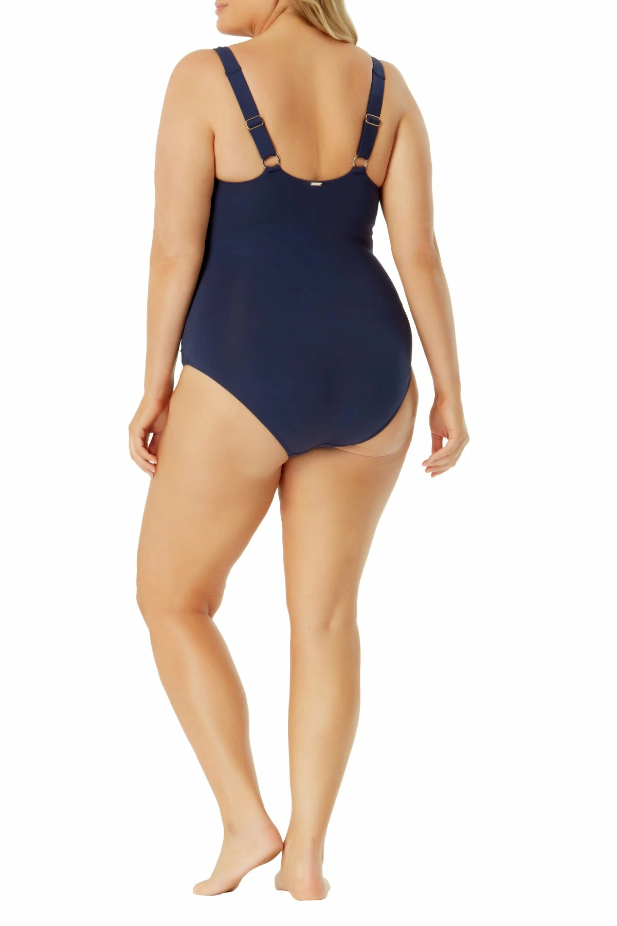 Anne Cole Plus - Square Neck Shirred One Piece 10 Anne Cole Plus - Square Neck Shirred One Piece - Image 8