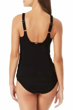 Front Page -SWIMSUITS DIRECT Sales AnneCole Resort Square Neck Tankini Top 582 21MT21901 BLK BACK jpg