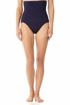 Anne Cole - Tummy Control Swim Bottom 16 Anne Cole - Tummy Control Swim Bottom -SWIMSUITS DIRECT Sales AnneCole Resort Tummy Control Swim Bottom MYMB36401NVY F jpg