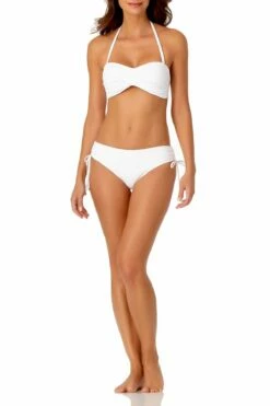 Anne Cole - Twist Bandeau Bikini Top -SWIMSUITS DIRECT Sales AnneCole Resort Twist Bandeau Bikini Top 821MYMT10101 frontstrap jpg