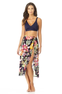 Anne Cole - Ring Sarong Skirt -SWIMSUITS DIRECT Sales AnneCole RingSarongSkirt 1600 22MC53361 MULT jpg