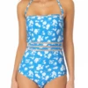 Anne Cole - Trim Bandeau One Piece Swimsuit 2 Anne Cole - Trim Bandeau One Piece Swimsuit -SWIMSUITS DIRECT Sales AnneCole TrimBandeauOnePieceSwimsuit 1138 21MO05003 blue FRONT jpg