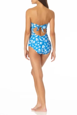 Anne Cole - Trim Bandeau One Piece Swimsuit -SWIMSUITS DIRECT Sales AnneCole TrimBandeauOnePieceSwimsuit 1163 21MO05003 blue jpg