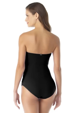 Front Page -SWIMSUITS DIRECT Sales AnneCole TwistFrontShirredOnePieceSwimsuit 22622 MYMO00501 BLK BACK jpg