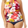 Anne Cole Plus - High Neck Beaded Tankini Top 2 Anne Cole Plus - High Neck Beaded Tankini Top -SWIMSUITS DIRECT Sales AnneColePlus HighNeckBeadedTankiniTop NVY 367 FRONT 21PT29502.JPG d5799fe6 1537 4227 972d e76711e82451