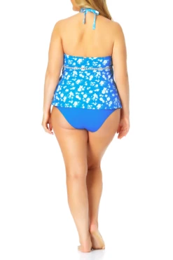 Anne Cole Plus - High Neck Keyhole Halter Tankini Top 12 Anne Cole Plus - High Neck Keyhole Halter Tankini Top -SWIMSUITS DIRECT Sales AnneColePlus HighNeckKeyholeHalterTankiniTop 454 21PT22303 BLUE jpg