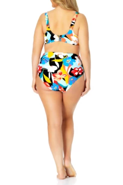 Anne Cole Plus - Twist Front Underwire Bikini Swim Top 10 Anne Cole Plus - Twist Front Underwire Bikini Swim Top -SWIMSUITS DIRECT Sales AnneColePlus TwistFrontUnderwireBikiniSwimTop 21PT10585 MULT jpg