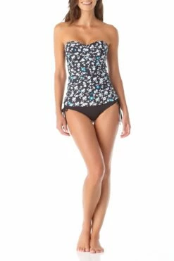 Anne Cole - Twist Front Bandeau Tankini Swim Top 16 Anne Cole - Twist Front Bandeau Tankini Swim Top -SWIMSUITS DIRECT Sales anne cole beautiful bunches twist front bandeau tankini fullfront 831 20mt25065 20mb30001