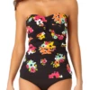 Anne Cole - Twist Front Bandeaukini Swim Top 2 Anne Cole - Twist Front Bandeaukini Swim Top -SWIMSUITS DIRECT Sales anne cole island bloom twist front shirred bandeaukini front crop 2212 21MT25027 2