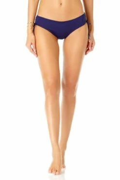 Anne Cole - Side Tie Swim Bottom -SWIMSUITS DIRECT Sales anne cole live in color alex adj side tie bottom nvy front 1330 MYMB30001
