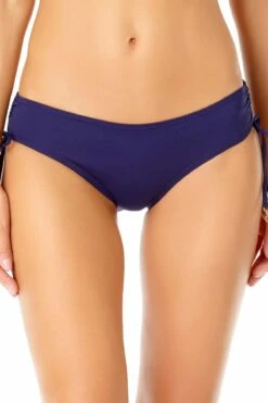 Anne Cole - Side Tie Swim Bottom -SWIMSUITS DIRECT Sales anne cole live in color alex adj side tie bottom nvy front crop 1330 MYMB30001