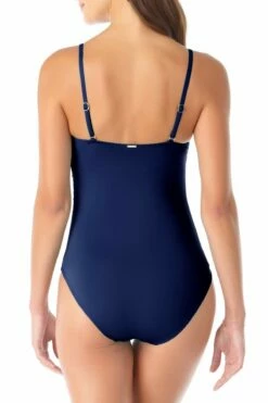 Anne Cole - Shirred Lingerie Maillot One Piece 35 Anne Cole - Shirred Lingerie Maillot One Piece -SWIMSUITS DIRECT Sales anne cole live in color shirred maillot one piece navy cropback 2118 20mo05701 1