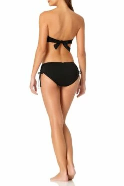 Anne Cole - Twist Bandeau Bikini Top -SWIMSUITS DIRECT Sales anne cole live in color twist bandeau bikini top blk back 877 MYMT10101