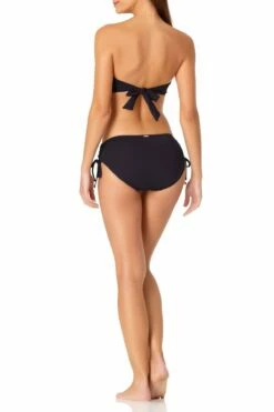 Anne Cole - Twist Bandeau Bikini Top -SWIMSUITS DIRECT Sales anne cole live in color twist bandeau bikini top navy back 635 MYMT10101