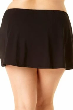 Anne Cole Plus - Adjustable Side Slit Skirted Bottom 18 Anne Cole Plus - Adjustable Side Slit Skirted Bottom -SWIMSUITS DIRECT Sales anne cole plus sarong swim skirt black backcrop 369 20pb40701 c2a9540b 779c 4239 8f0d c139e50d13a1