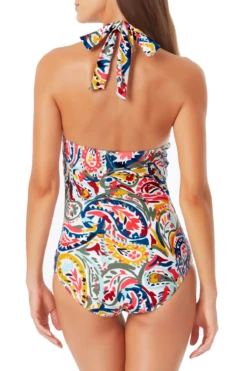 Front Page -SWIMSUITS DIRECT Sales anne cole watercolor paisley ring high neck op back 984 21MO09495 2