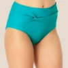 Catalina - High Waist Twist Bikini Bottom -SWIMSUITS DIRECT Sales catalina swim core solids twist front highwaist coastal moonstone beach side 819 21CA30001